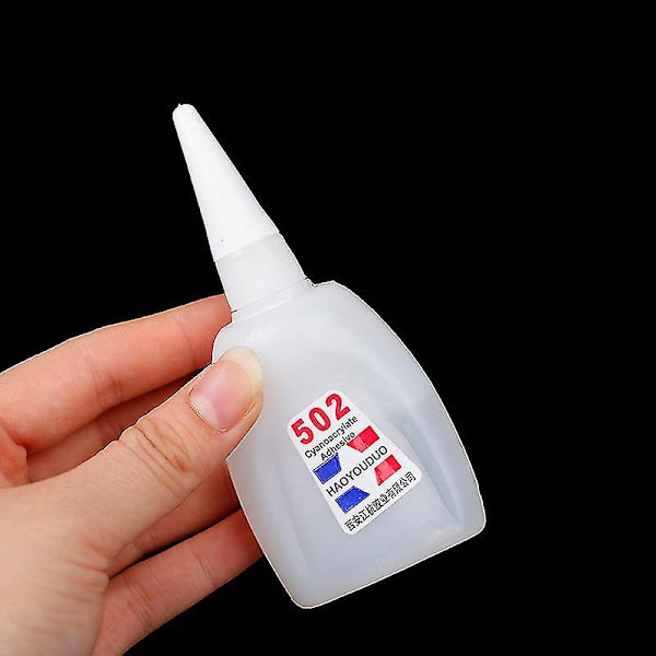3 stk. Super Flydende Lim 502 Instant Hurtigtørrende Cyanoacrylat Lim Stærklim-WELLNGS