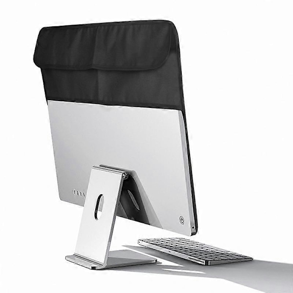 Pölysuoja Kestävä Vedenpitävä Naarmuuntumaton Pöytätietokoneen Näytön Pehmeä Suojus Yhteensopiva iMac 24 tuuman kanssa - WELLNGS Black