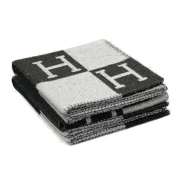 Newwool Cashmere Viltti Peitto Sohva Vuodevaatteet Huivi Xmas-WELLNGS Grey