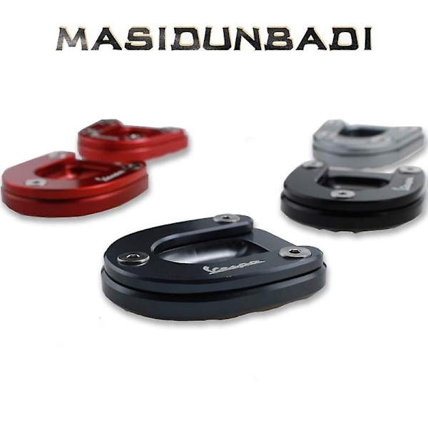 Passer til Vespa Gts300 125 Sprint150 Aluminium Legering Motorcykel Sidebeslag Udvidelsesbeslag Udvidelsesplade Pude Motorcykel Tilbehør - WELLNGS Slivery(Sprint150)