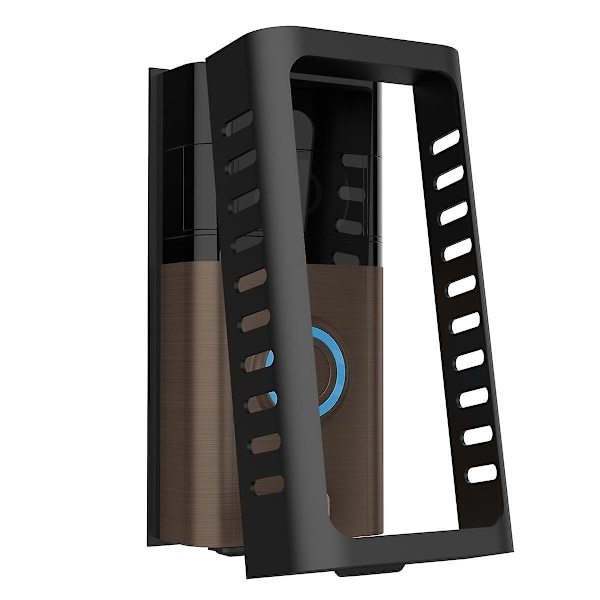 Antistöld dörrklockemontage för 1/2/3/3 Plus/4/2020 Release/2023 dörrklockemontagehållare svart-WELLNGS