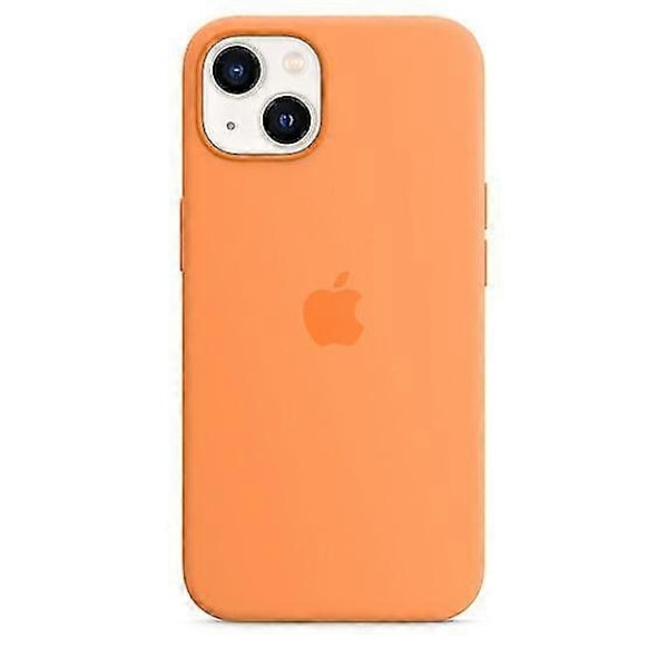 Silikone Cover med Magsafe til Iphone 13 Mini Telefon Cover - WELLNGS Marigold