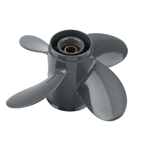 Utombordarpropeller för 8 hk 9,9 hk 10 hk 15 hk 9 1/4X10 Båtmotor 4 blad Aluminiumskruv 8 Spline Mari-WELLNGS