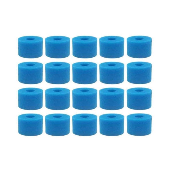 20 stk gjenbrukbare vaskbare skumfilter for Pure Spa boblebad S1-type - WELLNGS