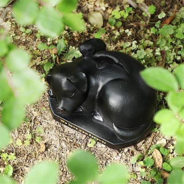 Kjæledyr Urner Minnesmerke Kjæledyr Gave Sympati Behold Minner Kremasjonsminne Urne for Hjem Bakgård Plen Innendørs Katt-WELLNGS 0 0