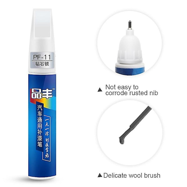 1 st Car Paint Repair Pen Clear Scratch Remover Touch Up Pens Auto Mending Fill Tool-WELLNGS Earth brown