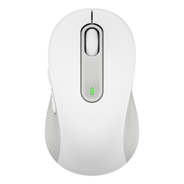 M650 Trådløs Mus 2.4GHz Bluetooth-kompatibel Dobbelt Tilstand Ergonomisk DPI Justerbar Stum Mini Letvægts Universal Trådløs Computer -WELLNGS White