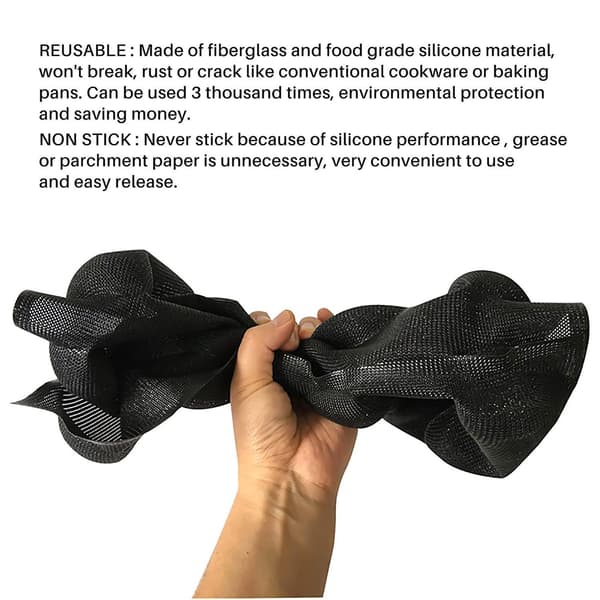 Silikonform - Non-Stick, Pølseformer, Bakematte Brødform - WELLNGS