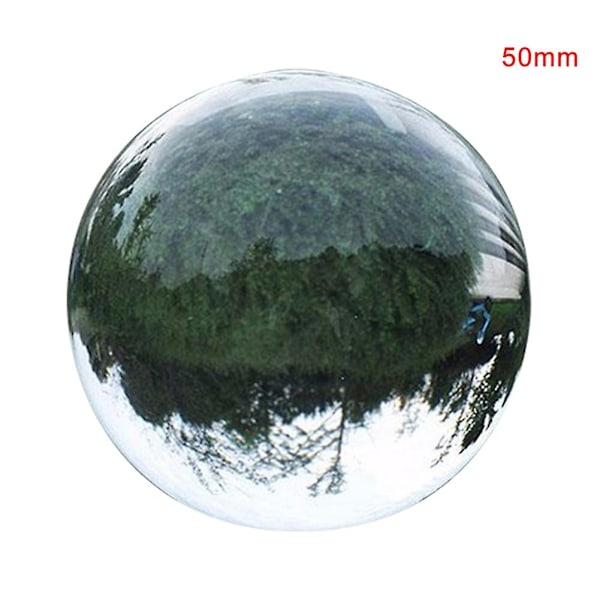 Wharick Transparent Crystal Ball Fotografi Akrobatik Show Prop Fortune Dekor Ornament-WELLNGS 50mm