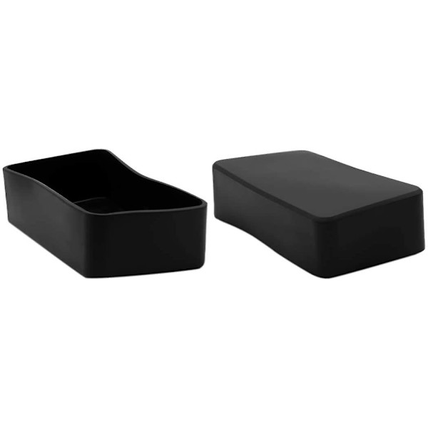 8-pack rektangulära, icke-märkande PVC-stolsbenshättor 30 mm x 50 mm (1-3/16\" x 2\") - WELLNGS 50*100mm