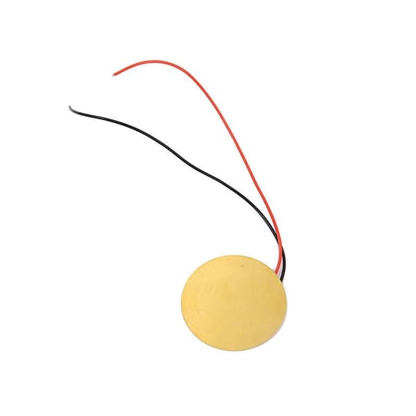 10-pakke 27mm dypdybde lydgiver sensor trigger tromme + ledning kobber piezoelektrisk element - WELLNGS