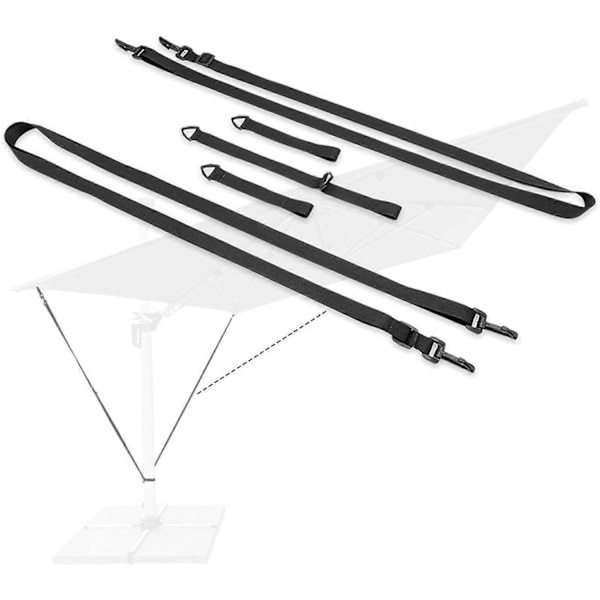 Cantilever Parasol Vindstropper - Udendørs Parasol Vindstabilisatorstropper - WELLNGS