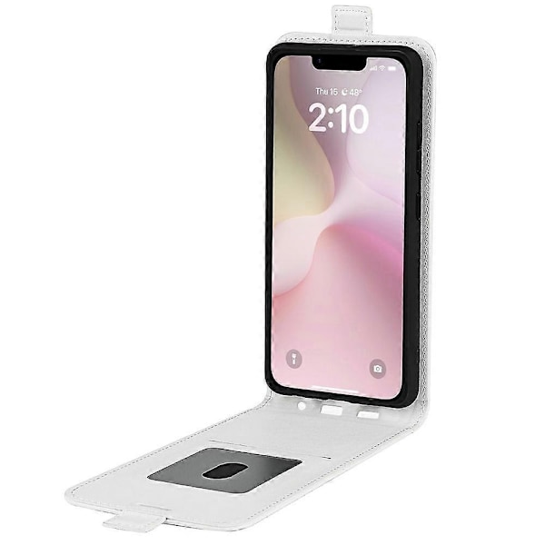 Kompatibel med iPhone SE (2025) Skal med Kortfack Vertikalt Flip Läder Telefonskydd - WELLNGS Style A