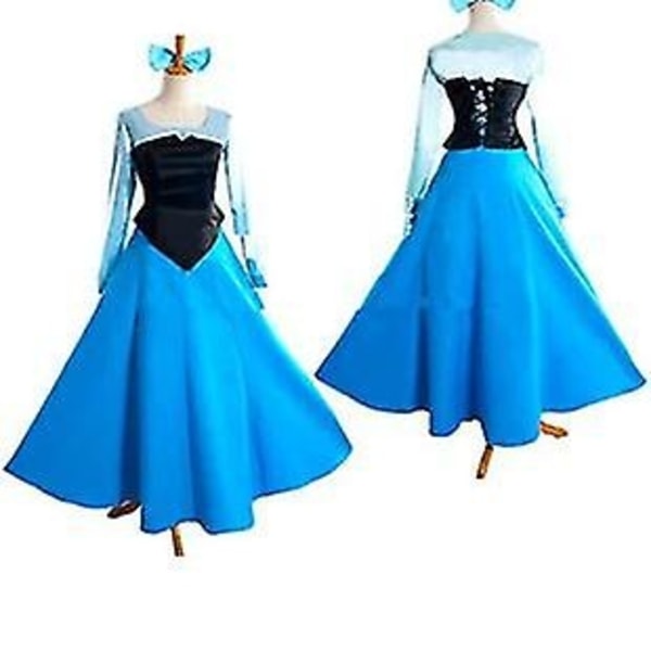 Lille Havfrue Ariel Prinsesse Ariel Cosplay Anime Kostume - WELLNGS S