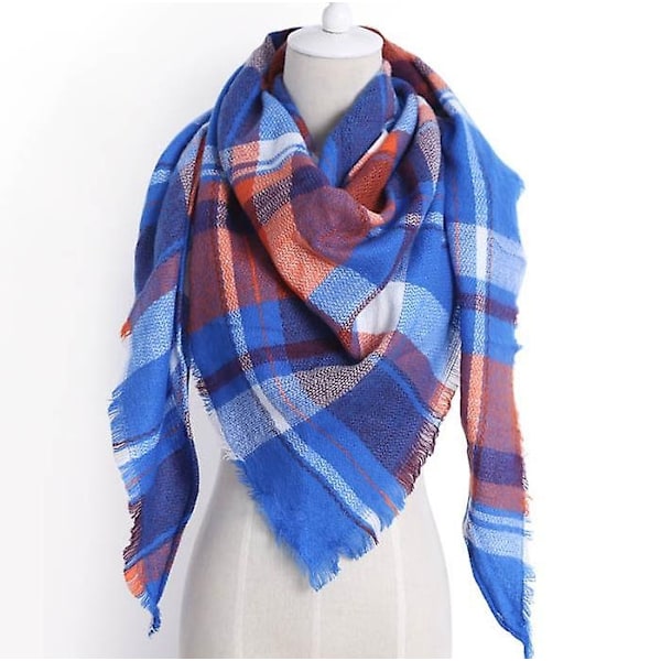 Klassisk damhalsduk sjal vinter varm halsduk damgåva (A-5-F6)-WELLNGS Color 19