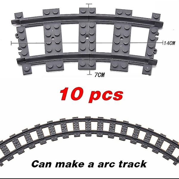 Uudet kaupunkijunat Joustavat radat Pehmeät suorat kaarevat kiskot Vaihde Rakennuspalikka Luovat mallit Rautatiet lelut lapsille Lahjat-WELLNGS Soft track-10pcs