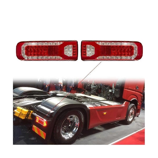 24V Lastbil LED Bakljusenhet Bakbromsljus för ACTROS Lastbil 0035443303 RH-WELLNGS