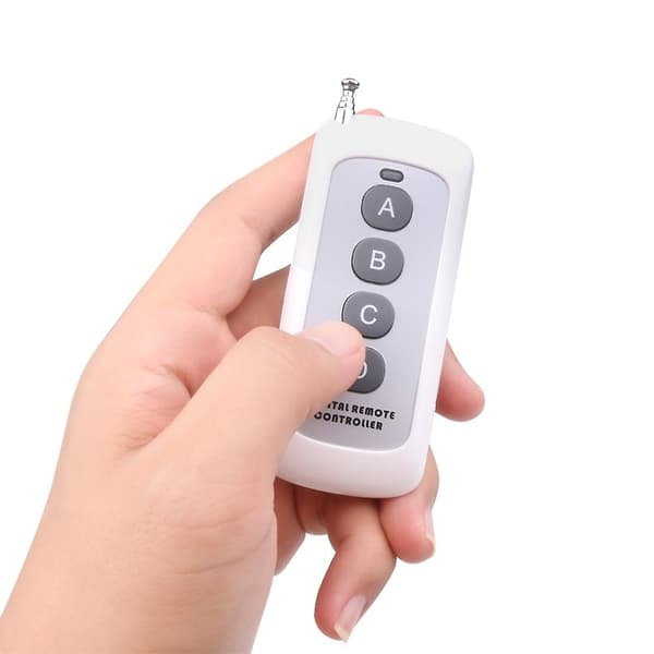 4 knappar 433MHz 1000m Långdistans Trådlös Fjärrkontroll Switch Controller-WELLNGS