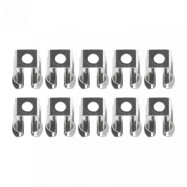 Skure Spring Terry Clips Rustfri Stål Terry Clips 10 stk - WELLNGS 6mm