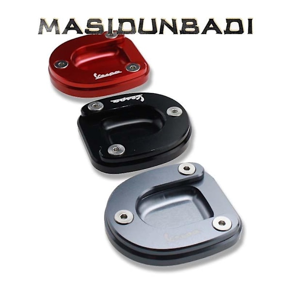 Passer til Vespa Gts300 125 Sprint150 Aluminium Legering Motorcykel Sidebeslag Udvidelsesbeslag Udvidelsesplade Pude Motorcykel Tilbehør - WELLNGS Grey(Sprint150)