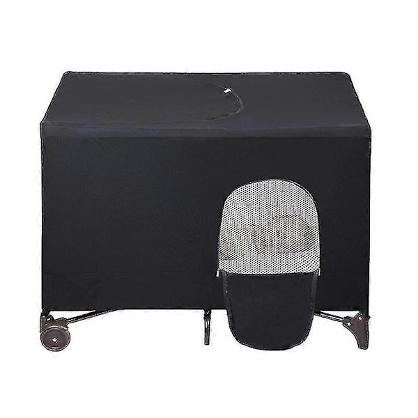 Blackout Crib Cover - Pustende Mesh Sovehette for Reisevogner - Innendørs og Utendørs Bruk - WELLNGS