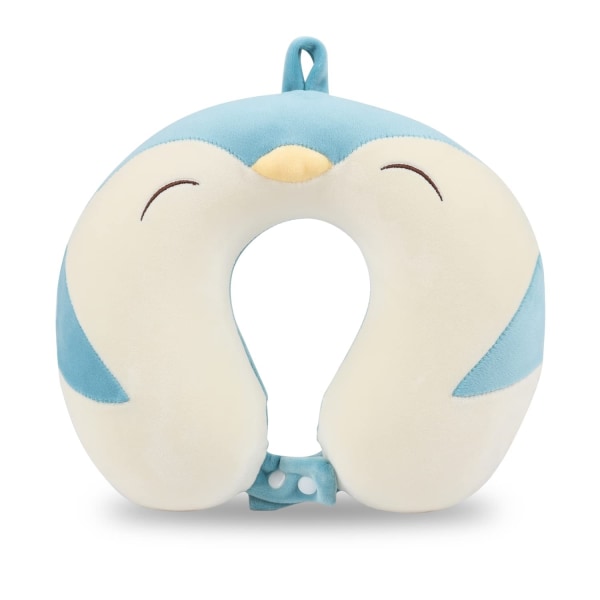 Cute travel pillow for children and adults, Pure Memory Foam, Penguin - Perfet-WELLNGS