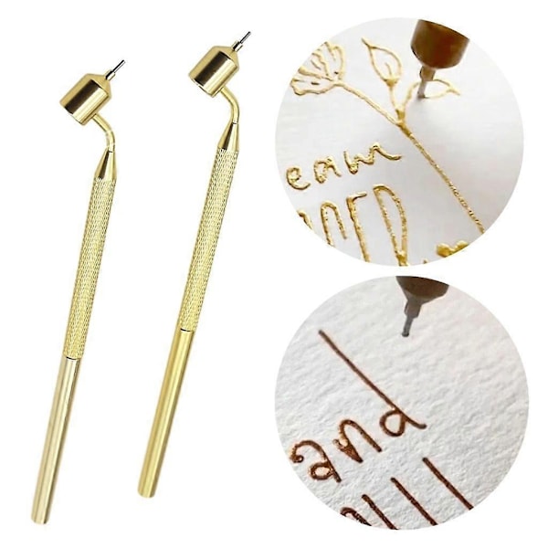 Fluid Writer touch Up Paint Applikator Pen Skrå Spids 0.5mm/0.7mm-WELLNGS 0.5mm