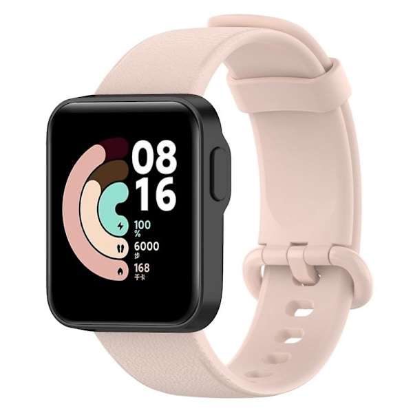 Ranneke Xiaomi Mi Watch Lite -rannekkeelle, vaihtohihna, silikoniranneke Redmi Watch 2 Lite -rannekkeelle, rannekoru - WELLNGS Pink