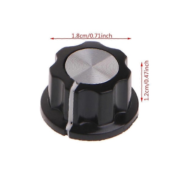 5 stk Mf-a01 Potentiometer Knapknap Indre 6mm Rotationsafbryder Bakelite Wh118 Wx050-WELLNGS