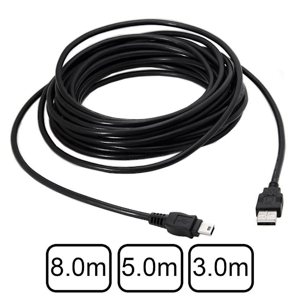 10 Ft PS3 USB-kaapeli ohjain latausjohto 3 langattomalle DualShock CECHZC2U joystickille datan synkronointiin - WELLNGS