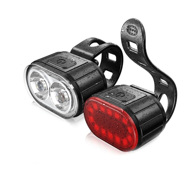 Amazon Bike Light Front Light Set USB-opladning-WELLNGS