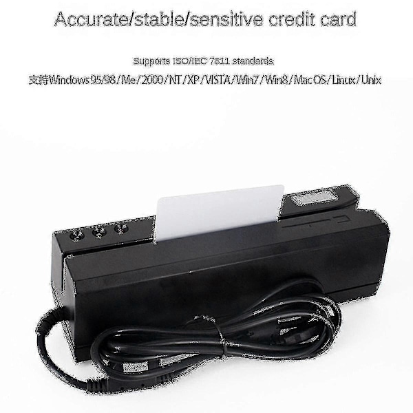 Msr605x Magnetstripekortleser Skriver Encoder Magstrip Msr206 Msr605 Msr606 Msrx6 Msrx6bt-WELLNGS