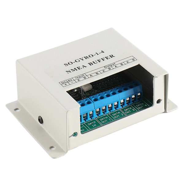 NMEA0183 NMEA-buffert -1-4 NMEA 1 ingång, 4 utgångar Marin seriell linjesplitter Isolerande buffert för 2-WELLNGS 0 0