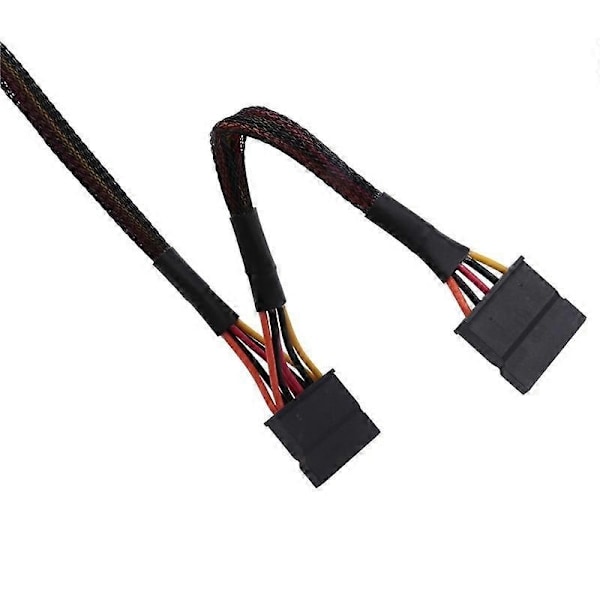 Mini 6-pins til 15-pins X2 SATA-kabel for Vostro 3650 3653 3655 stasjonær datamaskin HDD SSD-utvidelse - WELLNGS