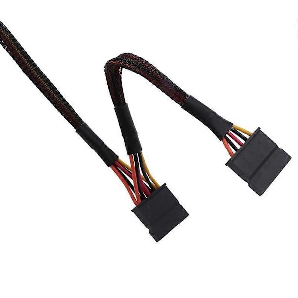 Mini 6Pin to 15Pin X2 SATA Cable Cord for Vostro 3650 3653 3655 Desktop Computer HDD SSD Expansion-WELLNGS