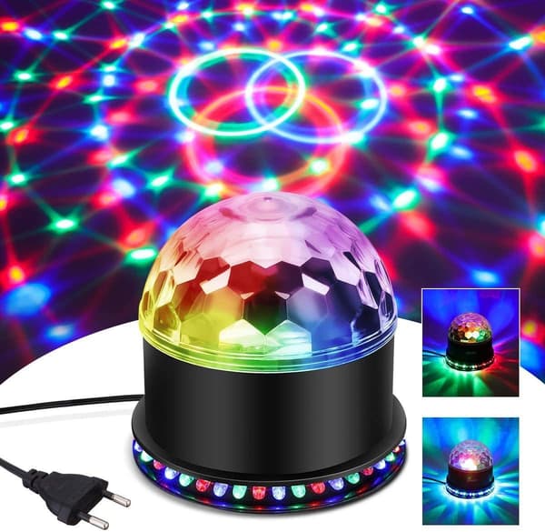 LED-diskopallo 15W diskopallo juhlan valotehoste lavalampu