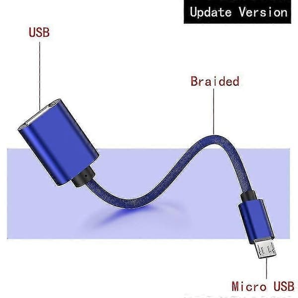 OTG-sovitin Micro USB -kaapelit OTG USB -kaapeli Micro USB - USB Yhteensopiva - WELLNGS A05