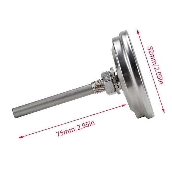 300 Celsius 2 tums Rostfritt Stål Barbecue BBQ Rök Termometer Temperaturmätare-WELLNGS