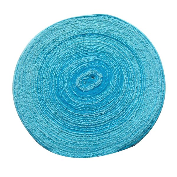 Racket Grip Tape Enfärgad Svettabsorberande Långvarig Badmintonracket Grip Band för Sport-WELLNGS Sky Blue