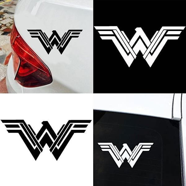 Wonder Woman -elokuvan logon heijastava auton korin ja ikkunoiden tarra Red