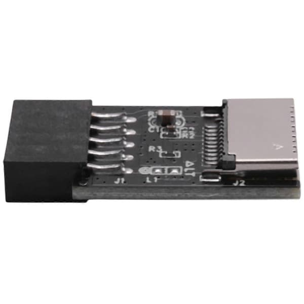 Emolevyn USB2.0 9Pin - TYPE-C A-KEY Etuliitinmuunnin USB3.2 TYPE-E Liitäntäotsikko Ad-WELLNGS