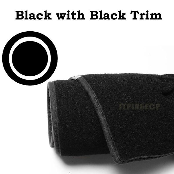 Antislip instrumentpanelskydd för Toyota Prius 30 2010~2015, solskydd, matta, biltillbehör 2014 2013 2012-WELLNGS Left Hand Drive Black Edge