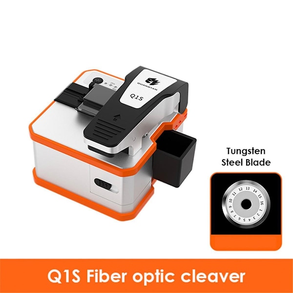 Q1s helautomatisk elektrisk fiberoptisk kløyver oppladbar optisk kabelkutter Ftth optisk fiber-WELLNGS