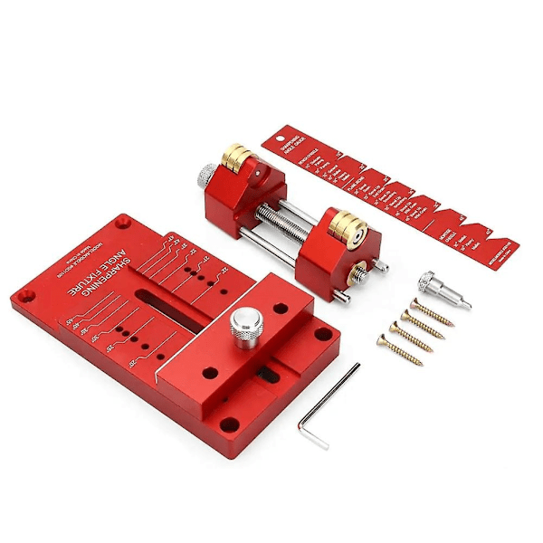 Slibningssystem Honing Guide Slibning Holder Vinkel Fixture Gauge til Træbearbejdning Mejsel Slibning-WELLNGS