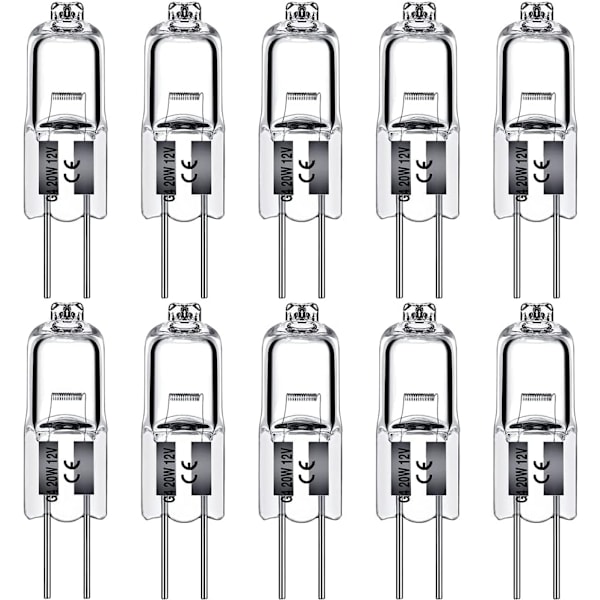 G4-halogeenilamppu 10W 12V - Lämmin valkoinen - 10 kpl 10W-WELLNESS 10W 10pcs