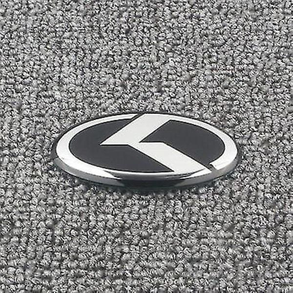 Gt Stinger Bilrat K Logo Emblem Badge Sticker Decal til Kia K2 K3 K5 Rio forte Optima Soul Cerato Cadenza K900 Tilbehør-WELLNGS c