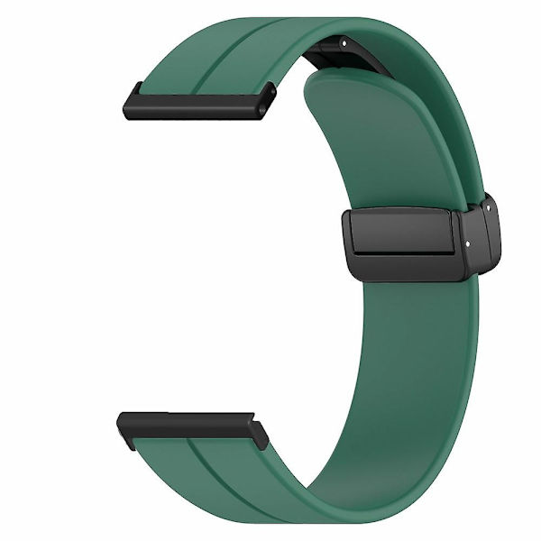24mm silikonklockarmband för Suunto Spartan Sport Wrist HR Baro/ Suunto 7 (tjock fjäderstång) - WELLNGS Army Green