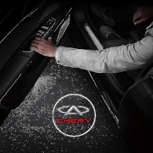 Case Pack Logo Projektor Trådløs Billedørlys Punch Fri Klæbende Bil Mærke Logo Projektor Lys Auto Til/Fra Bil Dekoration - WELLNGS Lada