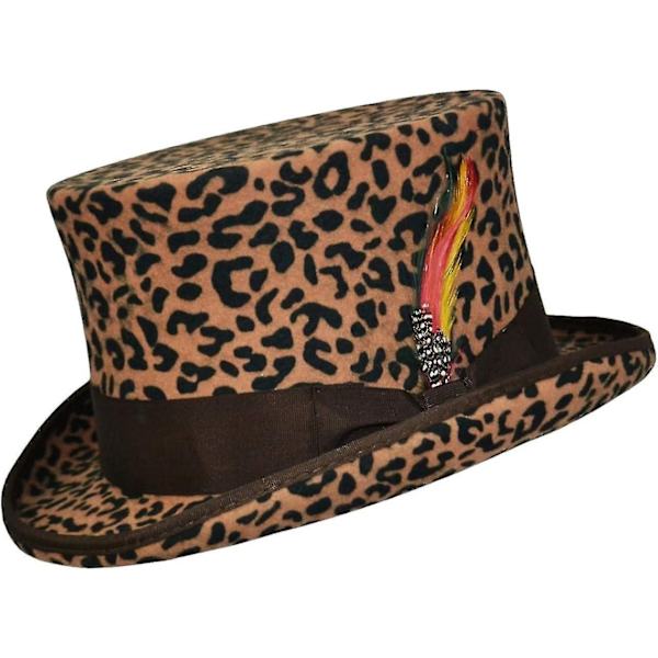 Handgjord ulltopphatt med satin-foder - WELLNGS Multicoloured S