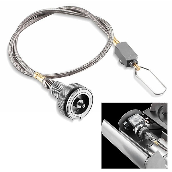 Gasadapter för utomhusspis, delad spisomvandlare, gastankadapter för camping, matlagning, picknick, camping - WELLNGS